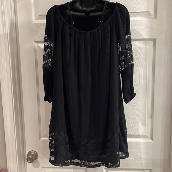 Brand New Cato Size Large J/M Black mini dress - Picture 4 of 6